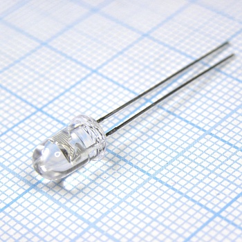 L-1543SRC-J4 - Светодиод 5мм/красный/640нм/2700-4500мкд/прозрачный/30°