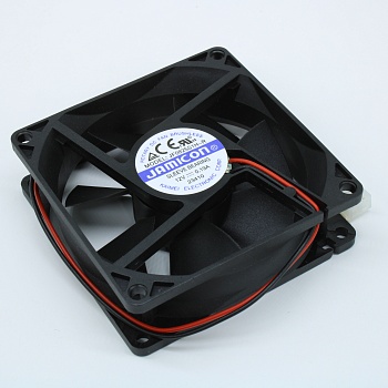 JF0825S1H-R - Вентилятор 12В DC, 3000об/мин., 65,8м3/час, 80х80х25мм, подшипник скольжения