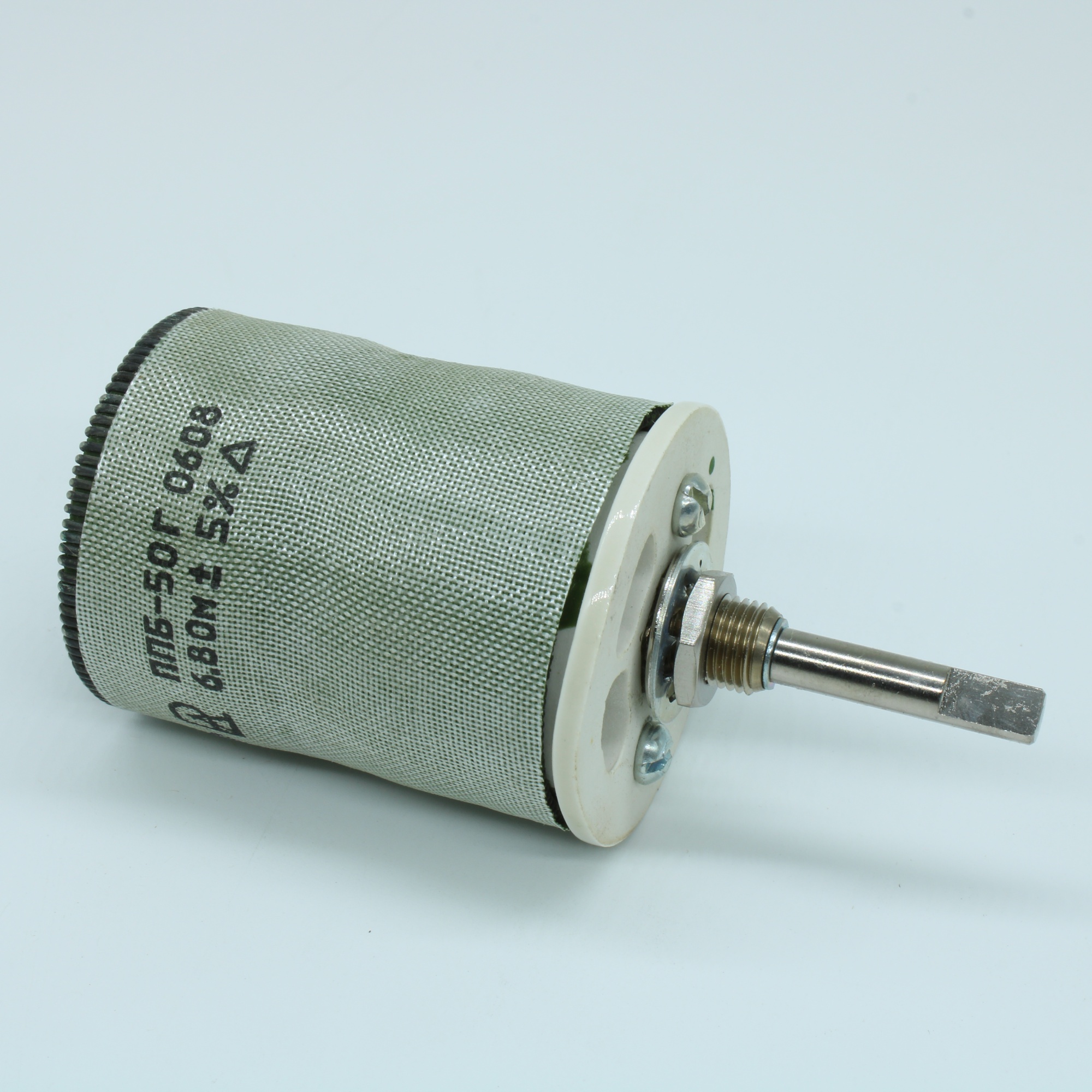 ППБ-50Г      6.8 ±5% - Резистор переменный проволочный 6.8Ом ±5% 50Вт