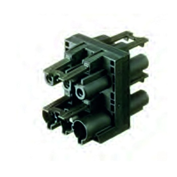 Разветвитель GESIS GST GST18i3V 3P1 V SW - Распределительное устройство, 1 вход / 3 выхода, тип: H, 3 полюса, серия gesis GST18i3, номинальное напряжение: 250V, номинальный ток: 20А, цвет: черный