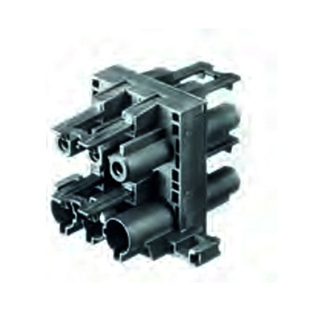 Разветвитель GST18i3V 3P1 F V WS - Распределительное устройство, 1 вход / 3 выхода, тип: H, с монтажными фланцами, 3 полюса, серия gesis GST18i3, номинальное напряжение: 250V, номинальный ток: 20А, цвет: белый