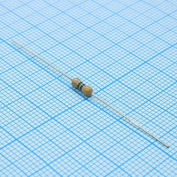 CFR-0,25W-4M7 - Резистор углеродистый 0.25Вт 4.7МОм ±5% ТКС -1500ppm/°C....0ppm/°C