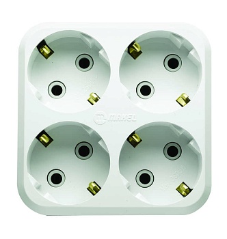 Разветвитель 4-м с заземл. (NEW) 10001205