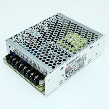 RQ-65B - AC-DC, 65Вт, вход 88…264В AC, 47…63Гц /125…373В DC, выход1: +5В/0.5…8A, выход2: +12В/0.2…3A, выход3: -5В /0…1A, выход4: -12В/0…1А, изоляция 3000В AC, в кожухе 129х98х38мм, -20…+70°С