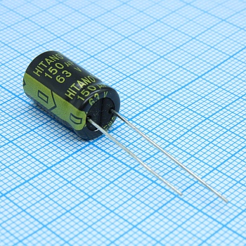 ENR220M2AB - Конденсатор алюминиевый электролитический неполярный 22мкФ 100В ±20% (10 X 16мм) радиальный 5мм 120мА 1000час 105°С россыпь