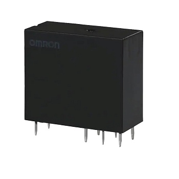 G2R-24-24DC - Реле силовое 5А две контактных группы на переключение катушка 24В (29x13.5x25.5)мм монтаж в отверстие