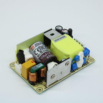 RPS-65-48 - AC-DC med, 65.3Вт, вход 80…264V AC, 47…63Гц, выход 48В/1,36A, рег.вых 45.6…52.8В, изоляция 4000V AC, открытая плата 76.2х50,8х24мм, -30…+70°С