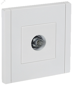 Розетка TV оконечная FORTE&PIANO FP228 бел. IEK FP-A10-O-K01