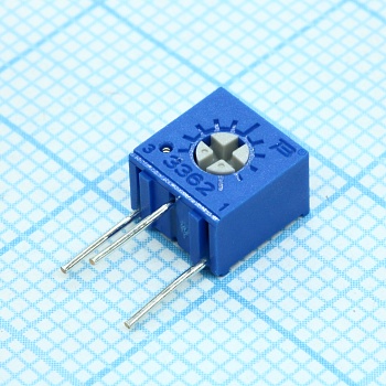 3362W-1-102LF - Потенциометр керметный 1кОм 0.5Вт монтаж в отверстие