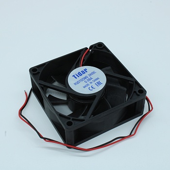 RQD 7025MS 24VDC - Вентилятор 24В 70x70х25мм, 3500 об/мин., 0.75м3/мин, 27дБ, подшипник скольжения, тип вывода - провод