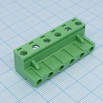 2EDGK-7.5-06P-14-00A(H) - Разъемный клеммный блок, 6 контактов. Серия 2EDGK-7.5