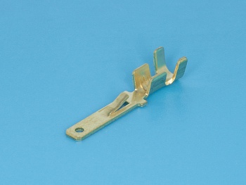 TA3-1.25M - Клемма ножевая 2,8мм, вилка на провод 0,5-1,5мм, кратно 100шт.