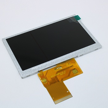 ZW-T043BPIA-01 - TFT 4.3", Разрешение: 480x272, Тип: IPS, Яркость: 700 кд/м2, Контроллер: ILI6485D, 40 пин., 	Интерфейс: 24BIT RGB, Размер модуля, мм: 105.50*67.20*2.95, Рабочая температура, С: -30~+80