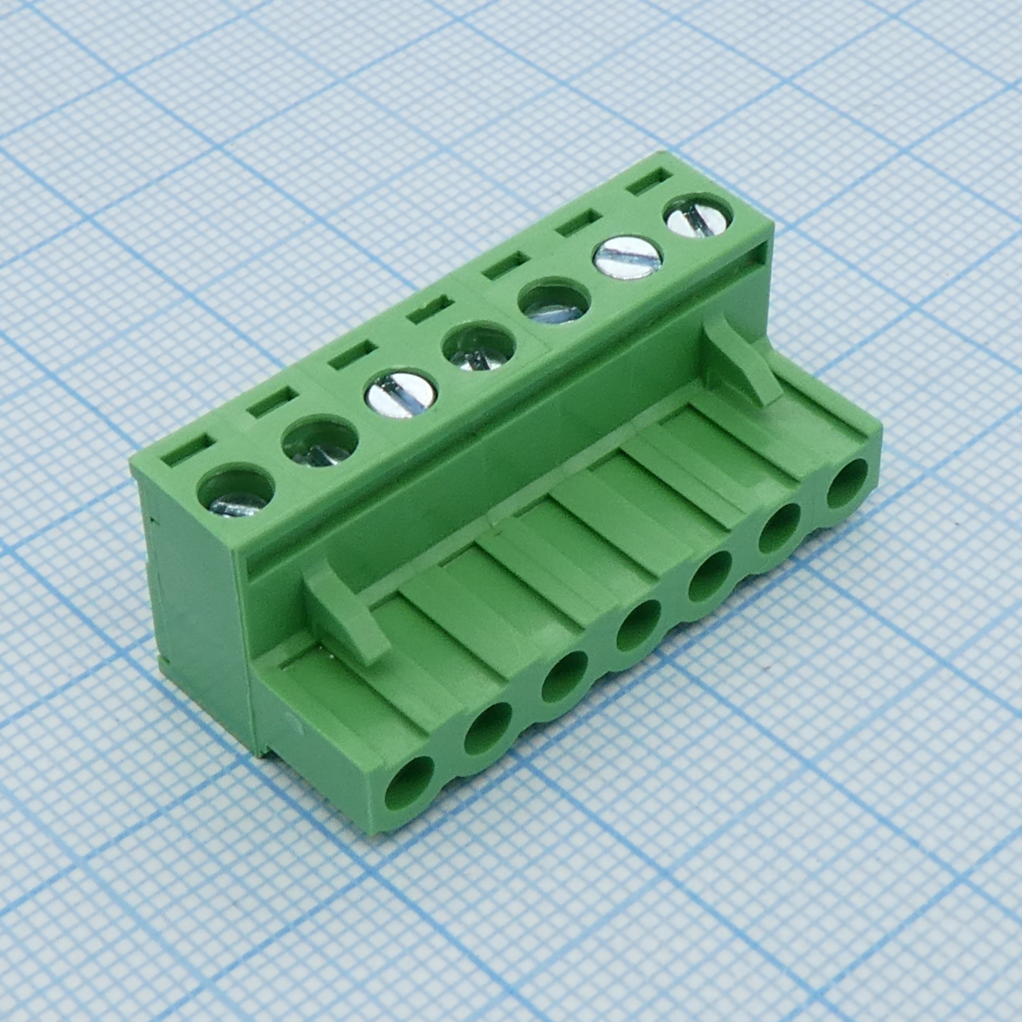 2EGTK-5.08-07P-14-00 - Разъемный клеммный блок, 7 контактов. Серия 2EGTK-5.08
