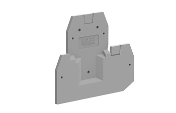 Торцевая крышка TU16-2-GY-EA - Торцевая крышка для клемм TU16-2…, цвет: серый