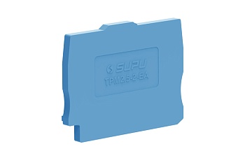 Торцевая крышка TPM2.5-2-BU-EA - Торцевая крышка для клемм TPM2.5-2…, цвет: синий