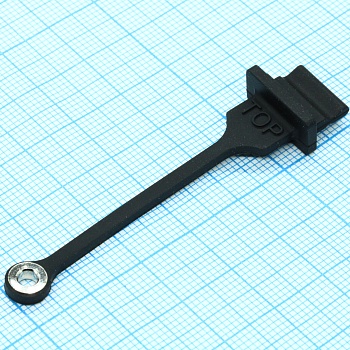 MUSB-2A111-024-BP - Крышка пылезащитная для разъема Micro USB