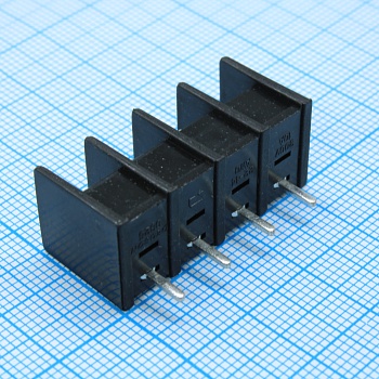 DG25S-B-04P-13-00A(H) - Барьерный клеммный блок 4 контакта. Серия DG25S-B