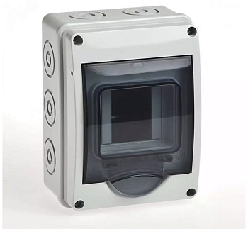 Щиток ОП Тусо 3мод. IP65 с верт. двер. 160х120х93мм 69003