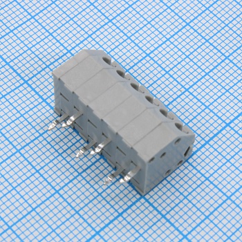 GT250-3.5-06P-11-00 - Нажимной безвинтовой клеммный блок 6 контактов. Зажим типа торцевой контакт. Серия GT250-3.5