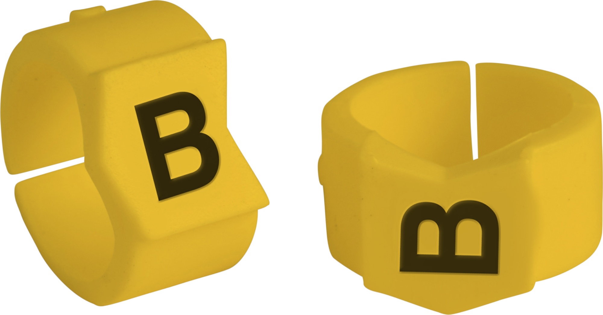 brd333611 - SCNG-45-B клипсы жёлтые, 50шт/упак, для провода 11,2-15,0мм диаметра, легенда B