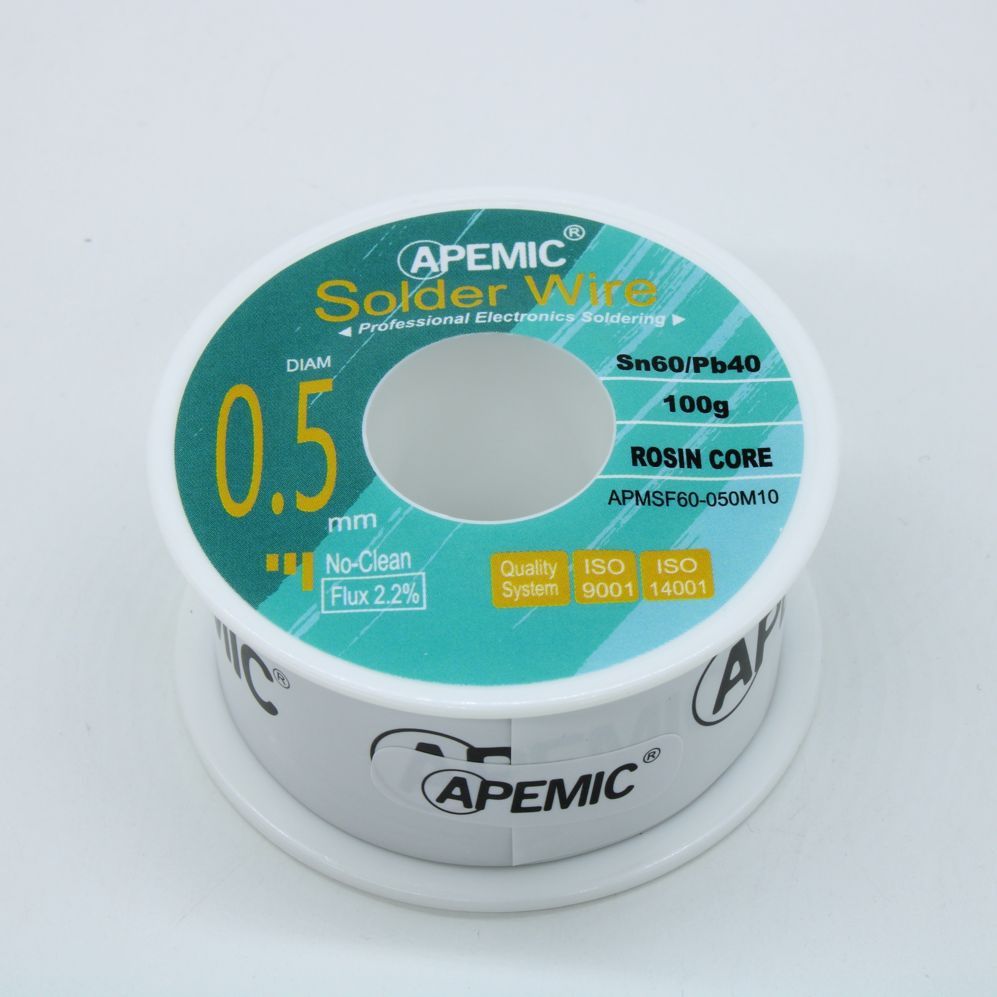 Припой Sn60Pb40 ROL0 0.5мм 100гр - Припой трубчатый оловянно-свинцовый ПОС61 0.5мм 100гр., с флюсом 2.2%