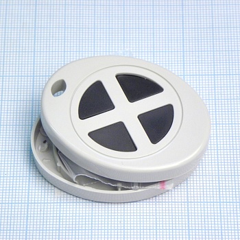 G1402-4G - Корпус пластиковый для брелока, 4 кнопки, серый