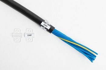 Держатель маркера DMP-1-20 - Контейнер для маркера, крепление на кабеле стяжкой, высота устанавливаемого маркера 4,6 мм, в упаковке 500 держателей для установки маркера HIC