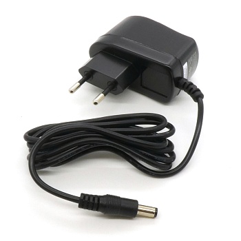 GS06E-2P1J - AC-DC,  6Вт, сетевой адаптер, выход 9В/0.66А, вход 90...264В AC, 47...63 Гц, 135...370B DC,  изоляция 3000B AC, 32x66x42.5мм, 0...+50°С, евровилка