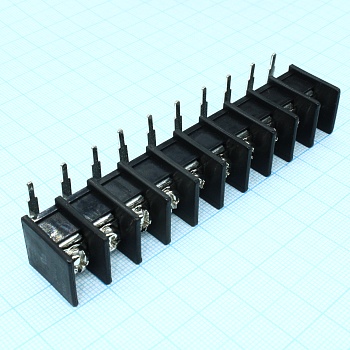 DG45R-B-10P-13-00A(H) - Барьерный клеммный блок 10 контактов. Серия DG45R-B