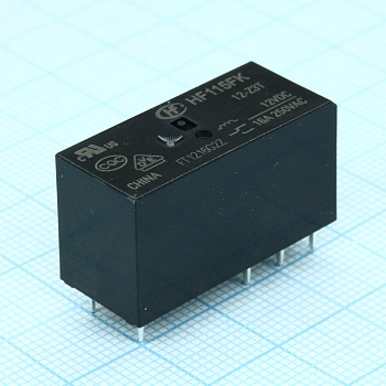 HF115FK/12-Z3T - Реле силовое, 16 А, 12 В, одна контактная группа на переключение