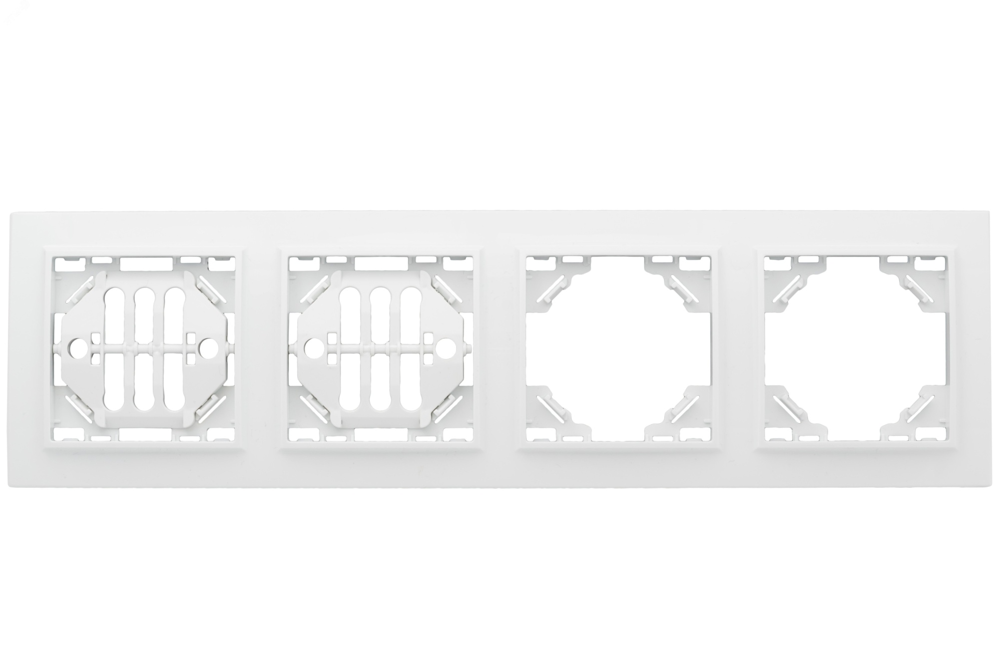 Рамка 4-м Минск горизонтальная бел. Basic ERM-G-304-10
