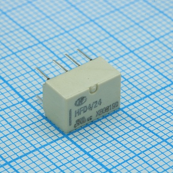 HFD4/24 - Реле сигнальное 2А две группы на переключение катушка 24В