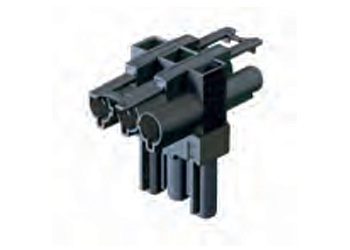 GESIS GST 18i3V 2P1 T V SW - Распределительное устройство, 1 вход / 2 выхода, тип: T, 3 полюса, серия gesis GST18i3, номинальное напряжение: 250V, номинальный ток: 20А, цвет: черный