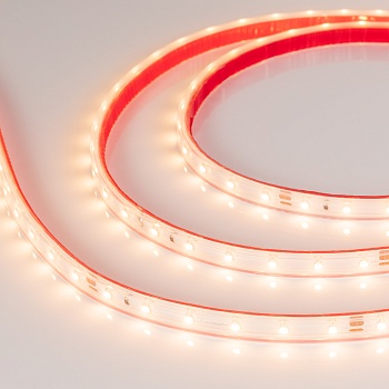 Лента герметичная RTW-PS-A60-10mm 24V Warm2700 (4.8 W/m, IP67, 2835, 50m) 024566(2) - Светодиодная лента (монтажная бобина 50м) RTW-PS-A60, герметичная (PS-силиконовая экструзия). Светодиоды 2835, 60 шт/м (3000 шт на 50 м), белая плата, ширина 10 мм, скот