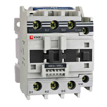 Контактор КМЭп малогабаритный 80А 24В DC 1NO 1NC PROxima ctr-s-80-24-nc-p