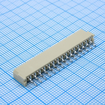 AFC25-S30HCC-00 - Разъем для плоского шлейфа односторонний 30 контктов шаг 1.25мм FFC/FPC