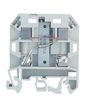 Клемма потенц. 9785U/50 KOHM-SPT - Клемма со встр. потенциометром, тип фиксации провода: винтовой, номинальное сечение: 2,5 мм кв., ширина: 12 мм, цвет: серый, тип монтажа: DIN 35