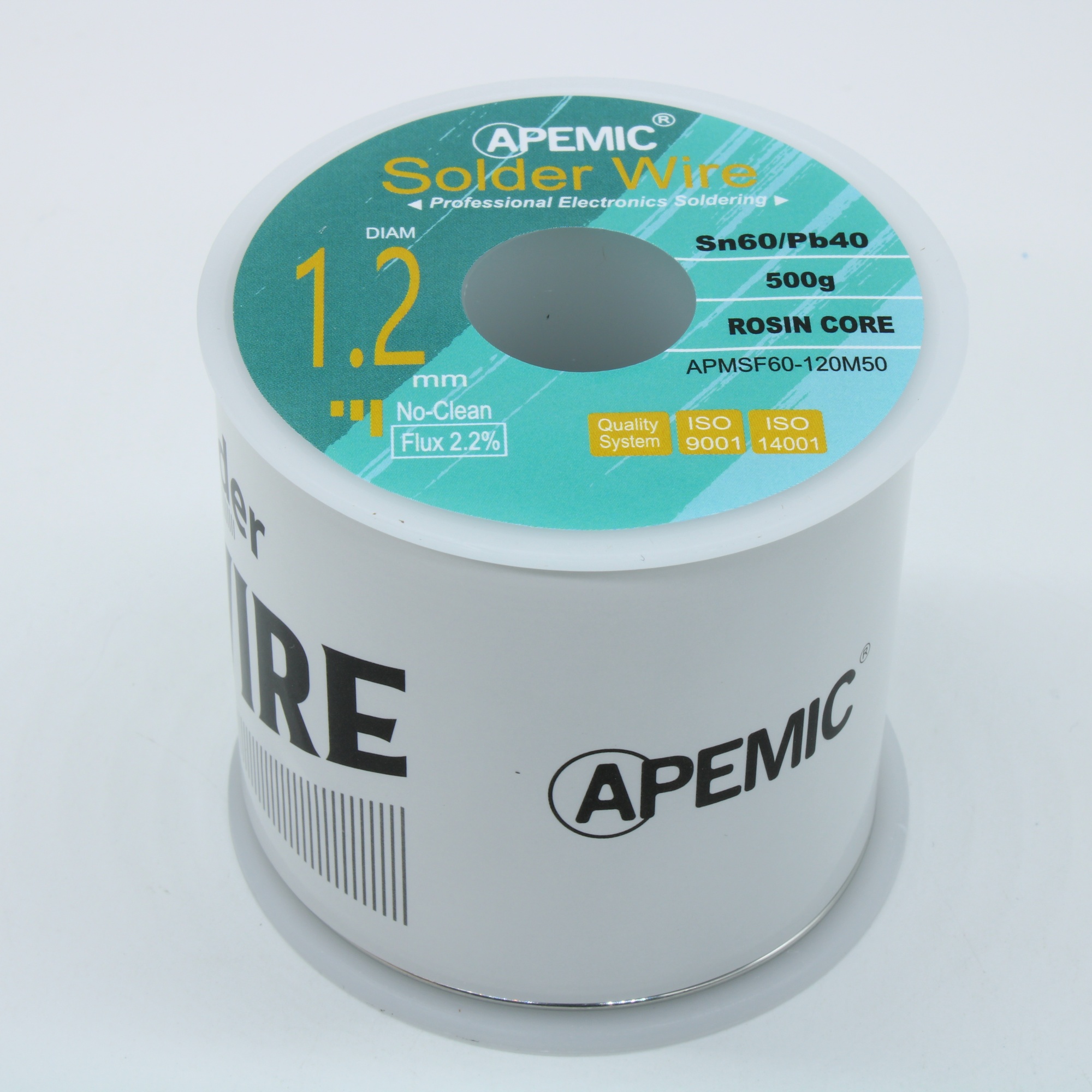 Припой Sn60Pb40 ROL0 1.2мм 500гр - Припой трубчатый оловянно-свинцовый ПОС61 1.2мм 500гр., с флюсом 2.2%