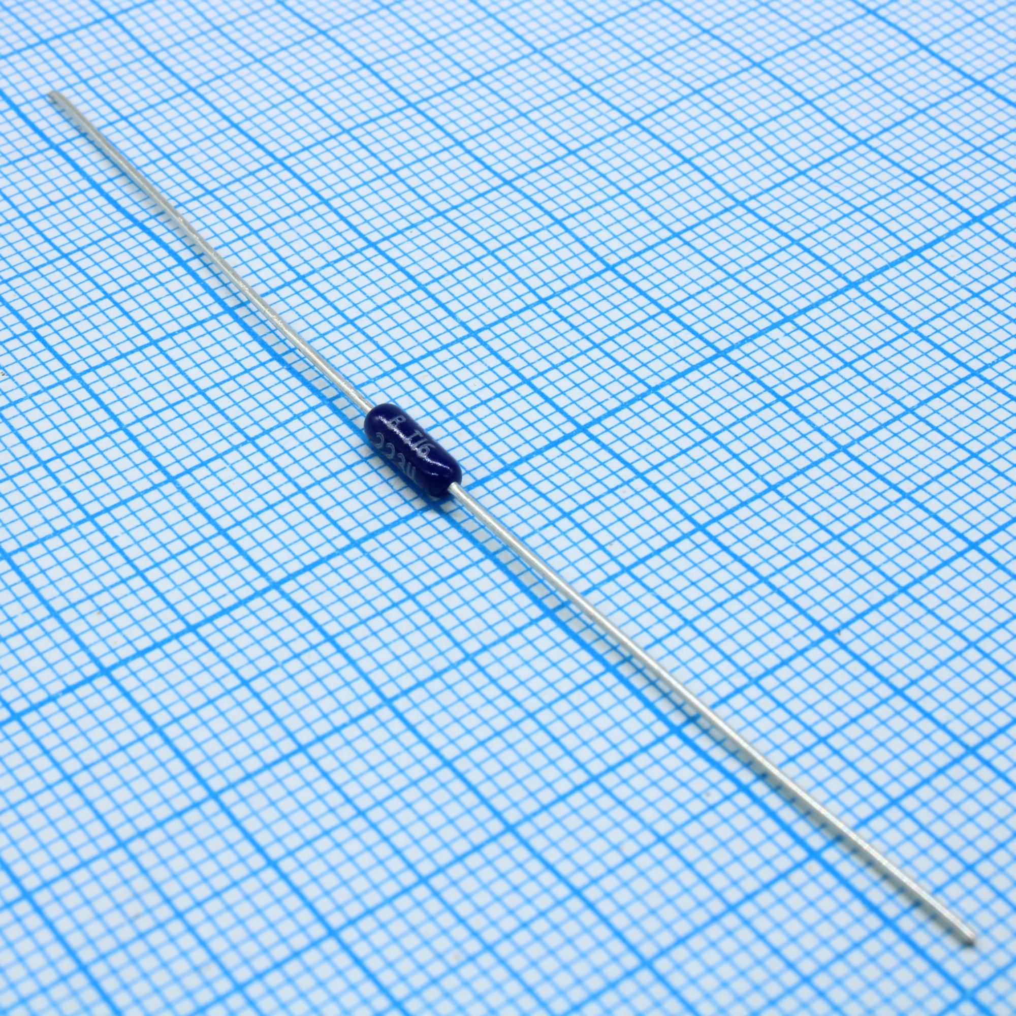 PTF561K0000BZEK - Резистор металлопленочный прецизионный 1кОм ±0.1% 0.125Вт ±5ppm/°C аксиальный россыпь