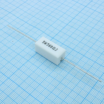 SQP5WJ560RB - Резистор цементный аксиальный 560Ом ±5% 5Вт