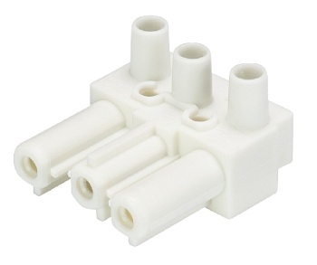 GESIS GST 18i3 S B1 WS - Розеточная контактная вставка, винтовая фиксация, 3 полюса, номинальное напряжение: 250V, номинальный ток: 20A, цвет: белый, серия gesis GST18i3