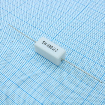 SQP5WJ820RB - Резистор цементный аксиальный 820Ом ±5% 5Вт