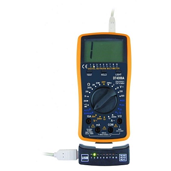 DT4300A - Мультиметр цифровой кабель-тестер