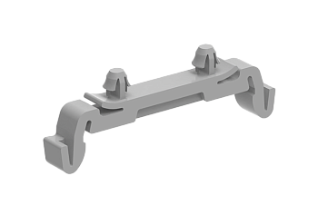 Переходник на рейку 450017 - Переходник на монтажную рейку, совместим с модулями реле, цвет: серый