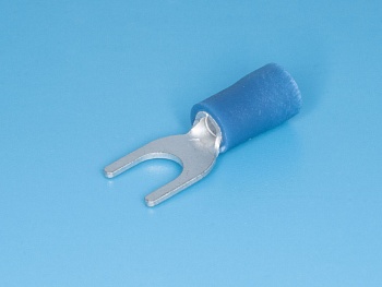 TYI-2-5 - Клемма тип "U" 5,3мм, на провод 1,5-2,5мм, изолированная, кратно100шт.