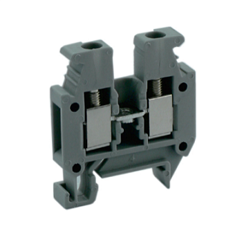Клемма MINI UKJ-2.5M - Мини клемма, тип фиксации провода: винтовой, номинальное сечение: 2,5 мм кв., 32A, 400V, ширина: 5,2 мм, цвет: серый, тип монтажа: DIN 35