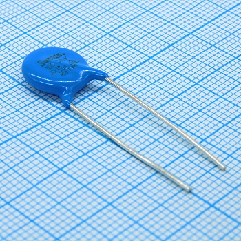 TSV10D361K - Варистор 230Vac/300Vdc, 2500A, 360V(1mA), прямые радиальные выводы, шаг 7.5мм, россыпь