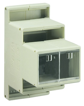 Корпус 87.040.0053.0 - Корпус для РЭА, с универсальным креплением, без печатной платы, габариты корпуса, Ш х В х Г (мм): 48 x 74 x 96, габариты платы, Ш х В х Г (мм): Плата A 93 x 45, Плата B 63 x 45, цвет: серый, серия wiebox WEB 4