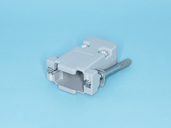 DPT-9C-G - Корпус разъема  9 контактов с удлиненными винтами, серый